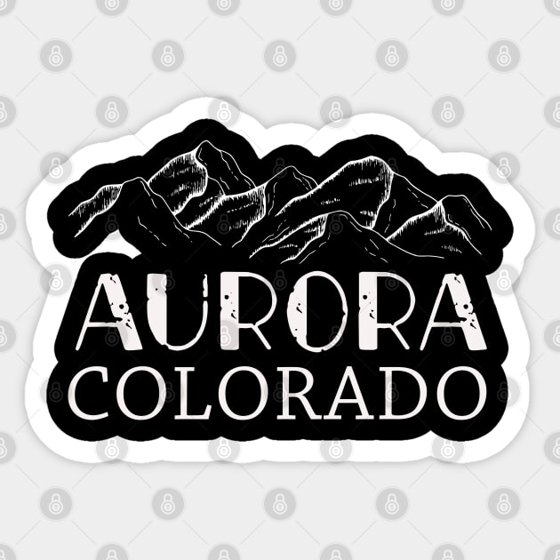 Aurora Colorado aurora Co Colorado Sticker by BoogieCreates